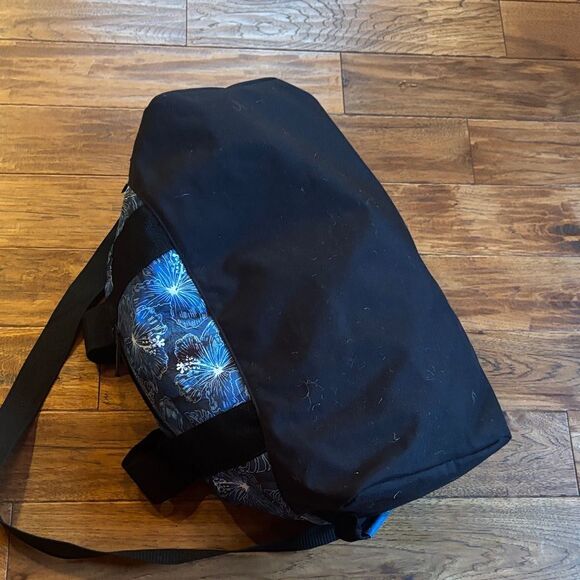 L.L. Bean Blue 🌺 Hawaiian Floral Duffel Bag - Picture 5 of 12